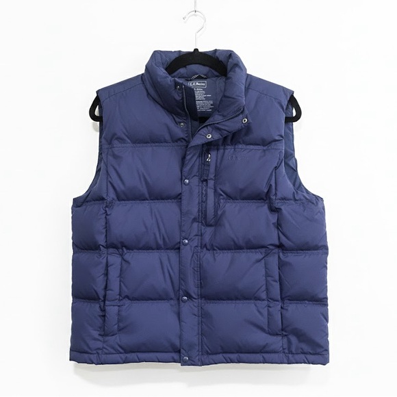 L.L. Bean Other - L.L. Bean Men's Mountain Insulated Down Quilted Puffer Vest Navy XL hmmm mm